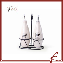 Elegantes Keramiköl und Essig Cruet Set